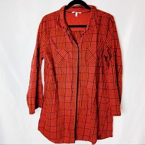 Victoria’s Secret Flannel Sleep Shirt Pajamas